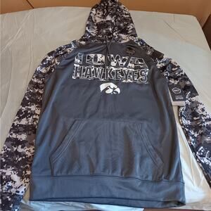 Colosseum Iowa Hawkeyes OHT Military Appreciation Digital Camo Pullover Hoodie